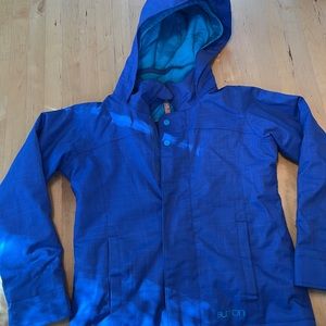 Burton dry ride ski or snowboard jacket. Size 7/8.